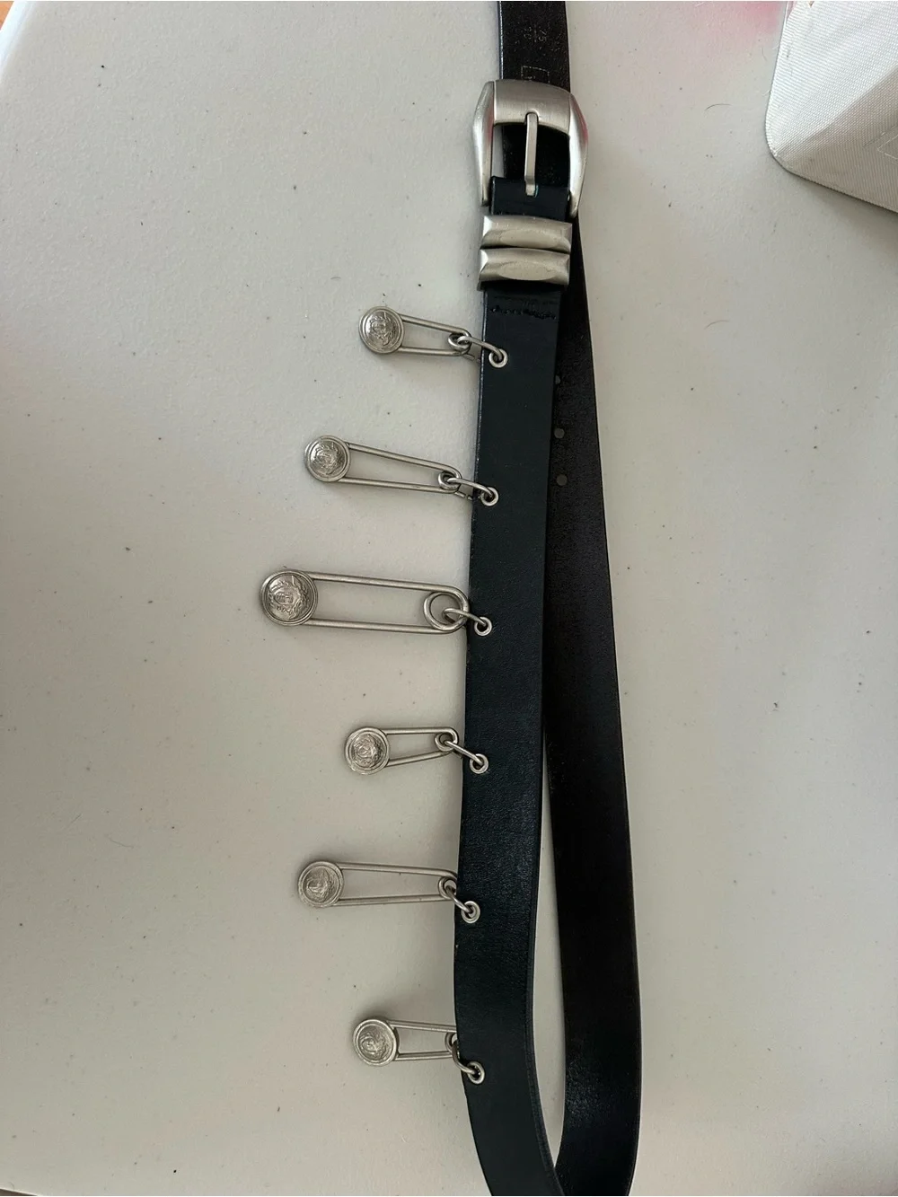 Vintage Gianni Versace Safety Pin Belt